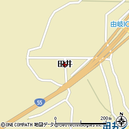 徳島県美波町（海部郡）田井周辺の地図