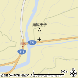 和歌山県田辺市中辺路町栗栖川1224-2周辺の地図