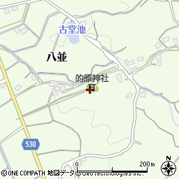的原神社周辺の地図