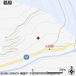 高知県吾川郡いの町葛原周辺の地図