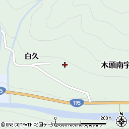 徳島県那賀町（那賀郡）木頭南宇（コンヤ）周辺の地図