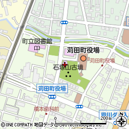 苅田町歴史資料館周辺の地図
