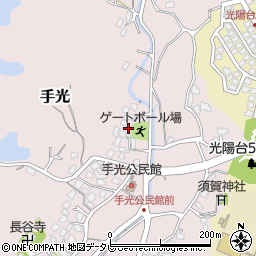 福岡県福津市手光1529周辺の地図