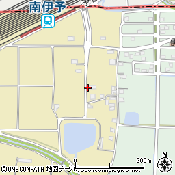 愛媛県伊予市上三谷甲-421周辺の地図