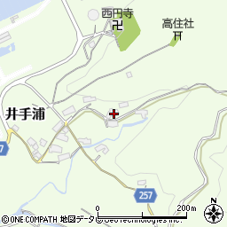福岡県北九州市小倉南区井手浦287周辺の地図