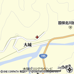 徳島県那賀郡那賀町木頭北川土居周辺の地図