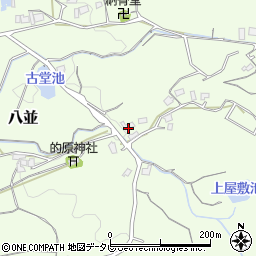 福岡県福津市八並1033周辺の地図