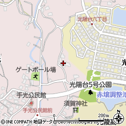 福岡県福津市手光1288周辺の地図