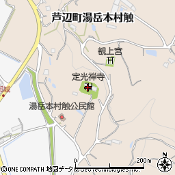 定光禅寺周辺の地図