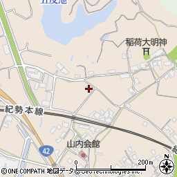 和歌山県日高郡みなべ町山内916周辺の地図