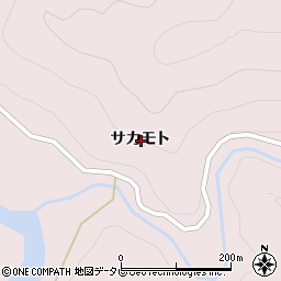 徳島県那賀郡那賀町木頭出原サカモト周辺の地図