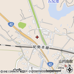 和歌山県日高郡みなべ町山内713周辺の地図