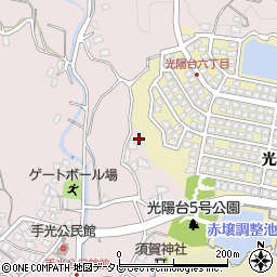 福岡県福津市手光1289周辺の地図