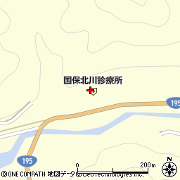 徳島県那賀郡那賀町木頭北川下モ伴13周辺の地図