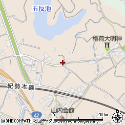 和歌山県日高郡みなべ町山内892周辺の地図
