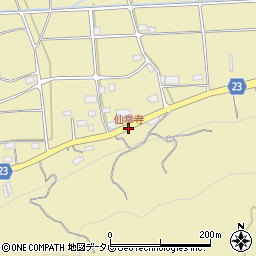 仙幸寺周辺の地図