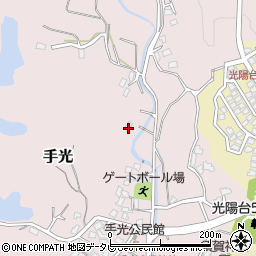 福岡県福津市手光1513-2周辺の地図