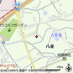 福岡県福津市八並1089周辺の地図