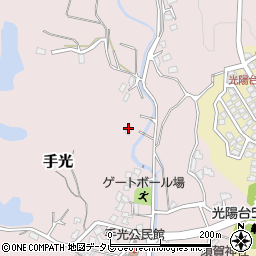 福岡県福津市手光1513周辺の地図