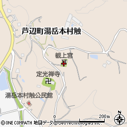 覩上宮周辺の地図