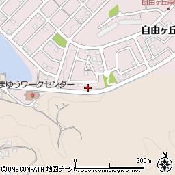 福岡県宗像市自由ヶ丘南4丁目2-25周辺の地図