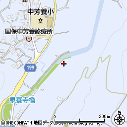 和歌山県田辺市中芳養1632周辺の地図