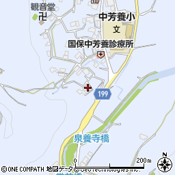 和歌山県田辺市中芳養1693周辺の地図
