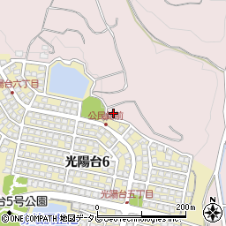 福岡県福津市手光1141周辺の地図