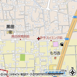 愛媛県伊予郡松前町北黒田417-3周辺の地図