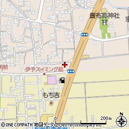 愛媛県伊予郡松前町北黒田393-1周辺の地図