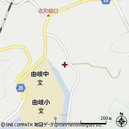 徳島県美波町（海部郡）西の地（魚呑）周辺の地図