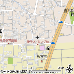 愛媛県伊予郡松前町北黒田398-5周辺の地図