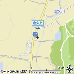 福岡県宮若市倉久周辺の地図