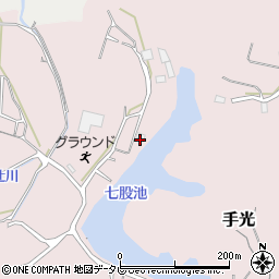 福岡県福津市手光2473-19周辺の地図