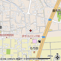 愛媛県伊予郡松前町北黒田398-9周辺の地図