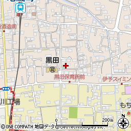 愛媛県伊予郡松前町北黒田705-2周辺の地図