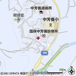 和歌山県田辺市中芳養1782周辺の地図