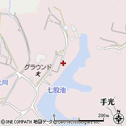 福岡県福津市手光2473周辺の地図