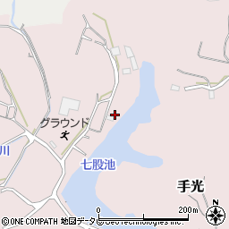 福岡県福津市手光2472-2周辺の地図