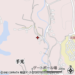 福岡県福津市手光1511周辺の地図