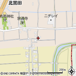 愛媛県伊予郡松前町北黒田326周辺の地図