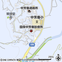 田辺市国民健康保険中芳養診療所周辺の地図