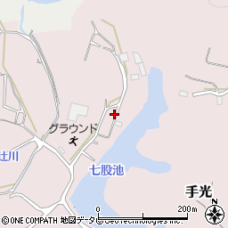 福岡県福津市手光2473-10周辺の地図