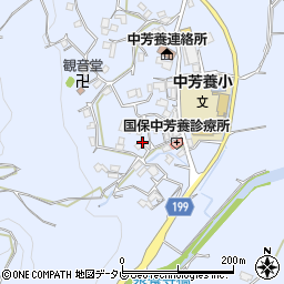 和歌山県田辺市中芳養1783周辺の地図