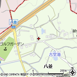 福岡県福津市八並1382周辺の地図