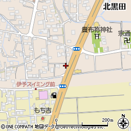 愛媛県伊予郡松前町北黒田353-1周辺の地図