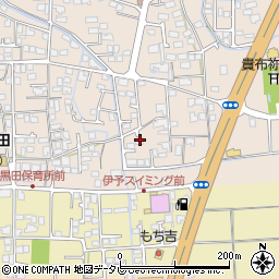 愛媛県伊予郡松前町北黒田398-12周辺の地図