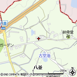 福岡県福津市八並1375周辺の地図