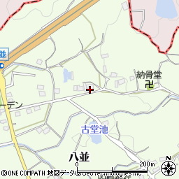 福岡県福津市八並1374周辺の地図