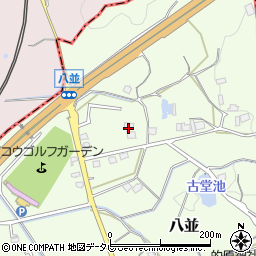 福岡県福津市八並1386周辺の地図